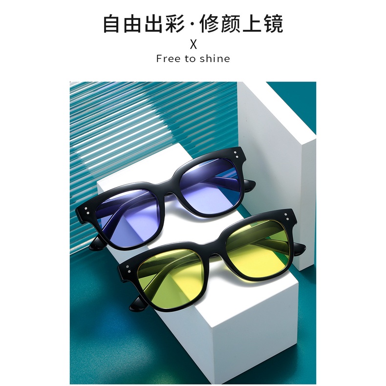 Kính râm Kaiwenlove chữ V gọng nhỏ nhiều màu phong cách teen Hàn Quốc thời trang cho nam nữ
