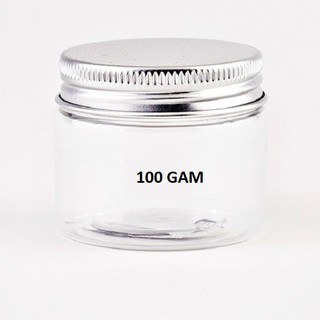 Hũ nhựa pet nắp nhôm 100ml