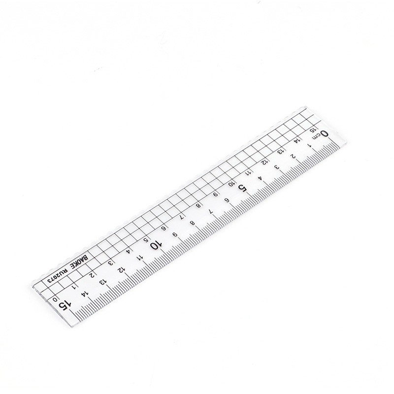 Thước kẻ 15cm, độ trong suốt cao Baoke, sản phẩm chất lượng cao và được kiểm tra chất lượng trước khi giao hàng