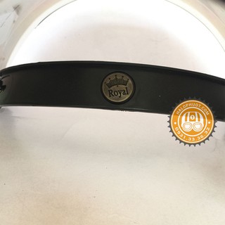 Kính Flat Royal cho nón bảo hiểm 3/4 (Tráng Gương)