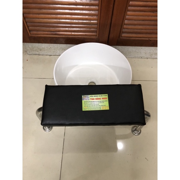 CÂY GÁC CHÂN,KỆ GÁC CHÂN, THANH INOX GÁC CHÂN LÀM MÓNG, LÀM NAIL HOPU-350Na
