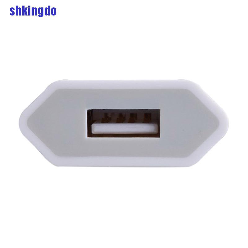 Củ sạc cổng USB AC phích cắm EU cho IP Samsung
