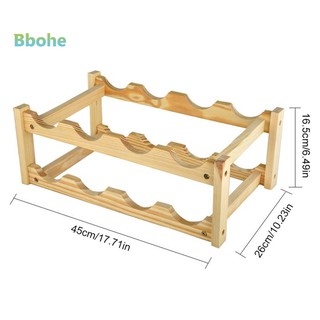 Giá gỗ để chai rượu vang