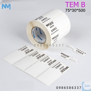 Tem trang sức, nhãn tem vàng, tem nhãn phụ kiện, kính mắt, tag đồng hồ, gắn nhan dây cáp iZamo