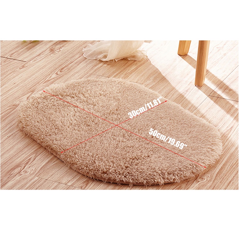 Thảm Lót Sàn Mềm Mại Thấm Hút Tốt, Chống Trượt, Kích Thước 30X50Cm