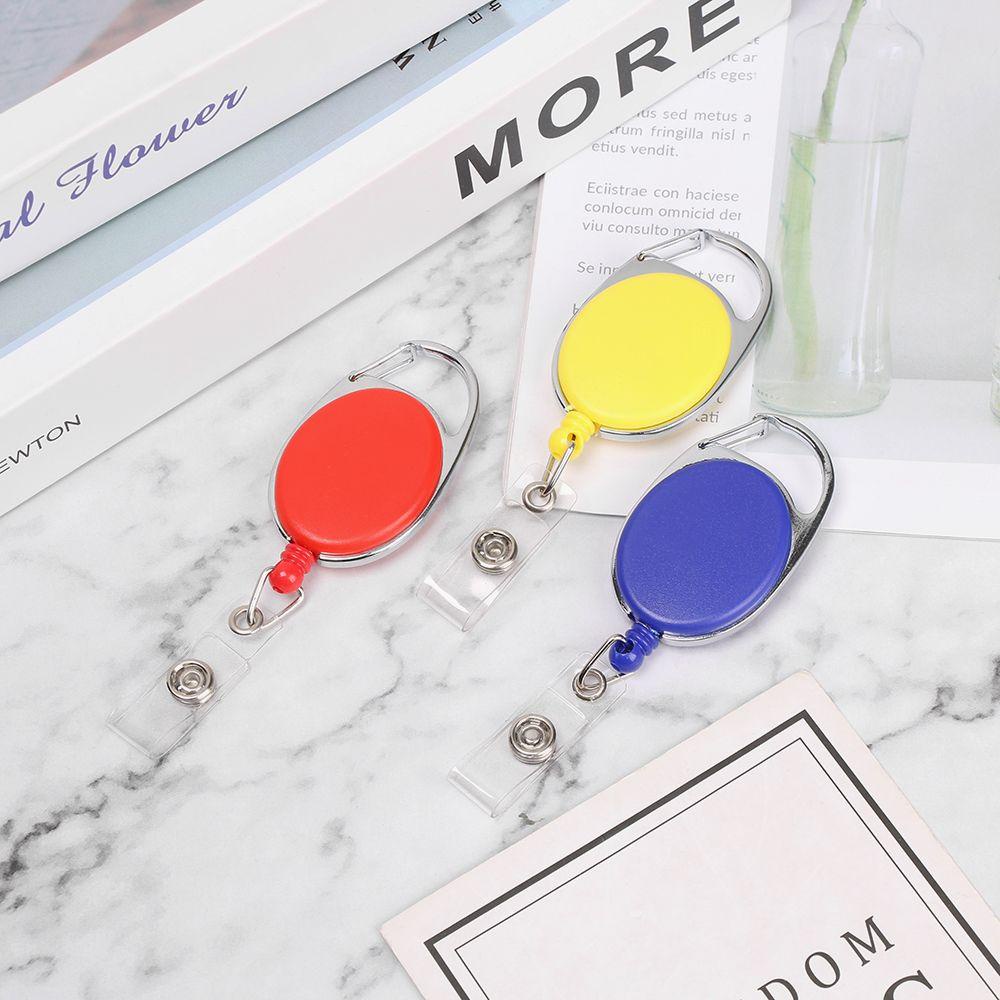 1 Kẹp Giữ Thẻ ID / Tên Dạng Móc Khóa Unisex