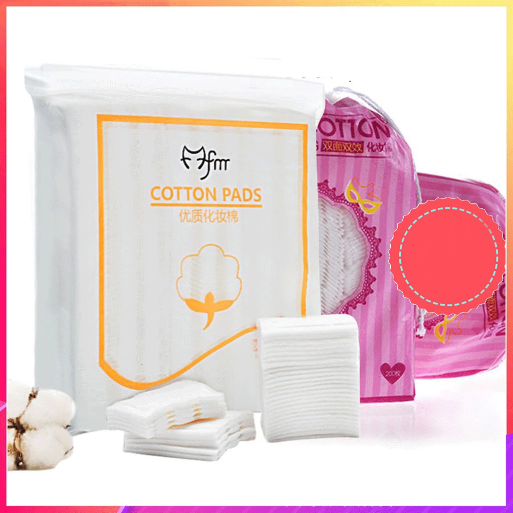 Bán sỉ Bông tẩy trang 3 lớp Cotton Pads [Túi 222 miếng]