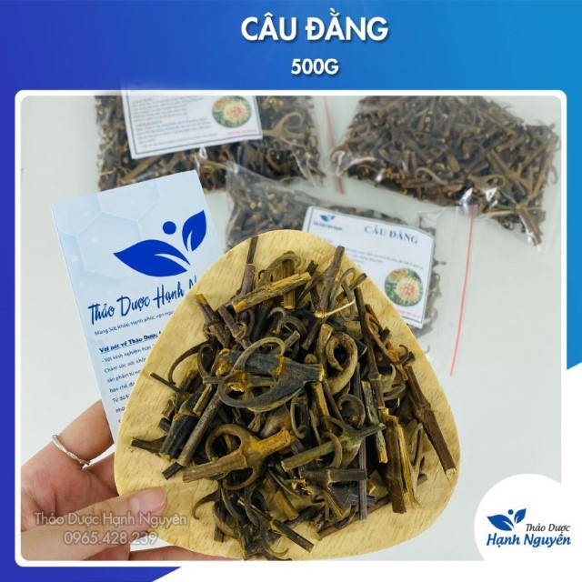 Câu đằng khô, sạch 500g ( Cây câu đằng loại 1 nhiều móc câu) - Thảo Dược Hạnh Nguyên