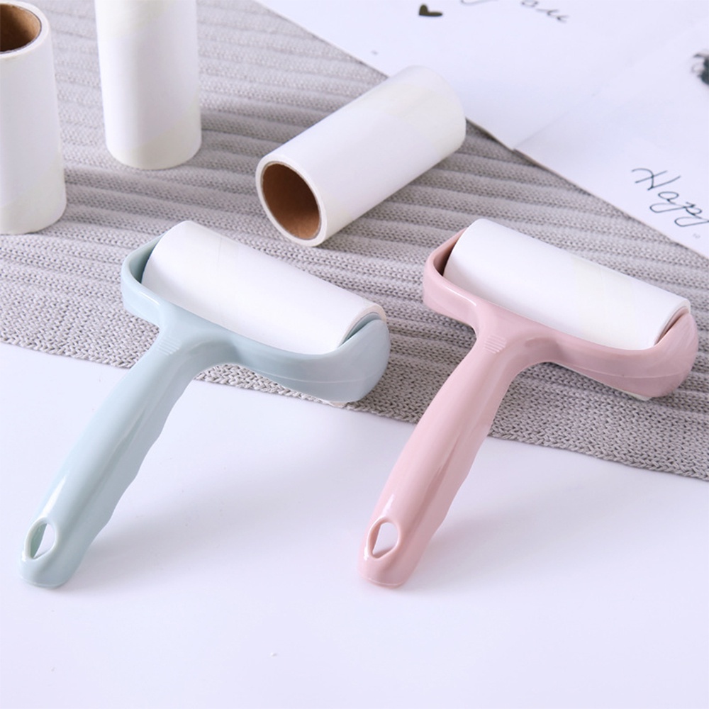 Cây Lăn Dính Bụi Bẩn K8 Kiểu Ngang - Con Lăn Làm Sạch Quần Áo, Sofa, Dính Lông Chó Mèo, Sợi Chỉ Vụn