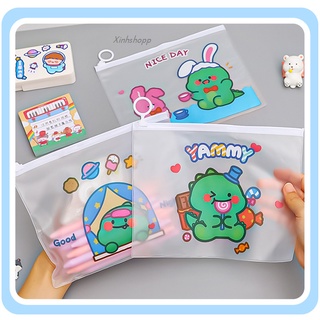 Ví Zip Khủng Long Xanh