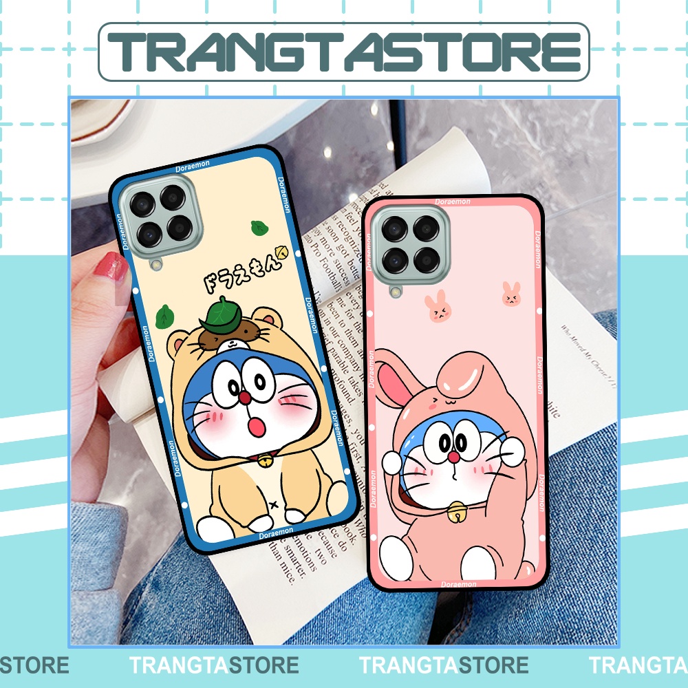 Ốp lưng Samsung M33 5G / M53 5G in hình cặp đôi doremon, hổ, khủng long dễ thương
