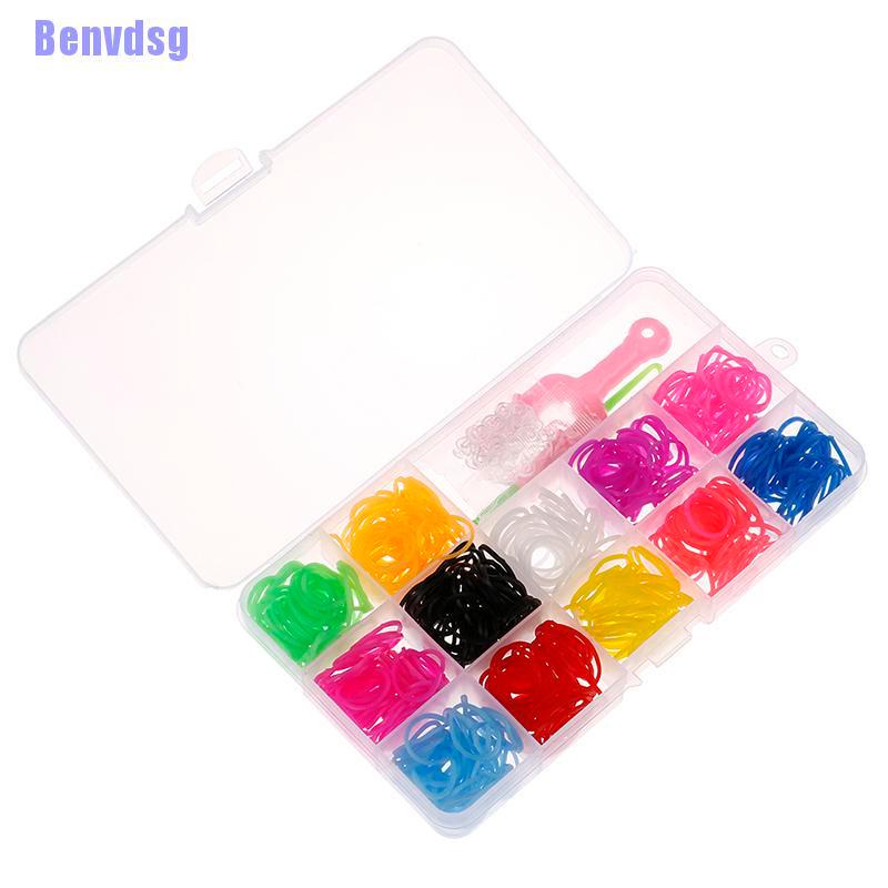 Set 500 Dây Cao Su 12 Màu Sắc Dùng Để Trang Điểm Đuôi Tôm Hùm