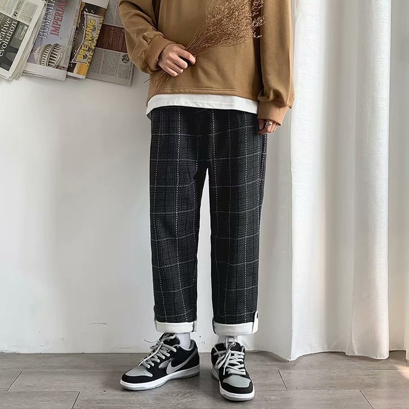 Quần họa tiết kẻ ca rô năng động trẻ trung cho nam M-2Xl | BigBuy360 - bigbuy360.vn