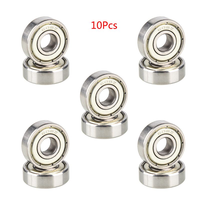 Set 10 Vòng Bi 608ZZ 8x22x7mm Chuyên Dụng Cho Ván Trượt