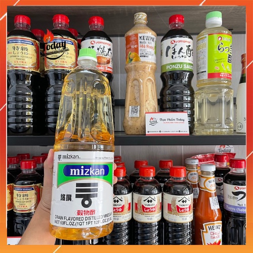 Giấm Ngũ Cốc {Mizkan} Nhật Bản chai 1.8L