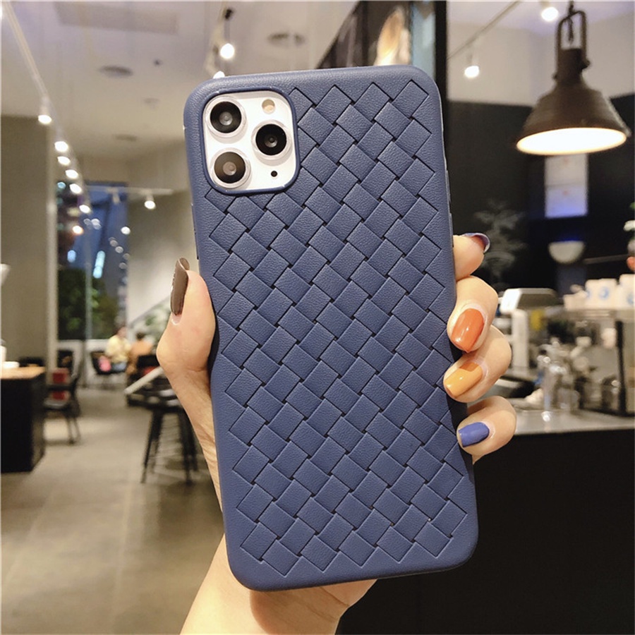 Ốp lưng OPPO silicon giác da Chống Sock không thấm Chống vết dầu cho F5 F7 F9 F11 Pro A53 A3S A5S A7 A83 A52 A33 A5 A9 2020 Reno 2 2F 3 5