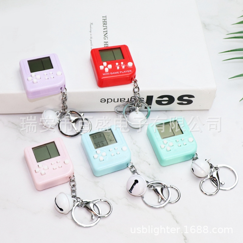 Greet Máy Chơi Game Xếp Gạch Cầm Tay Có Móc Khóa