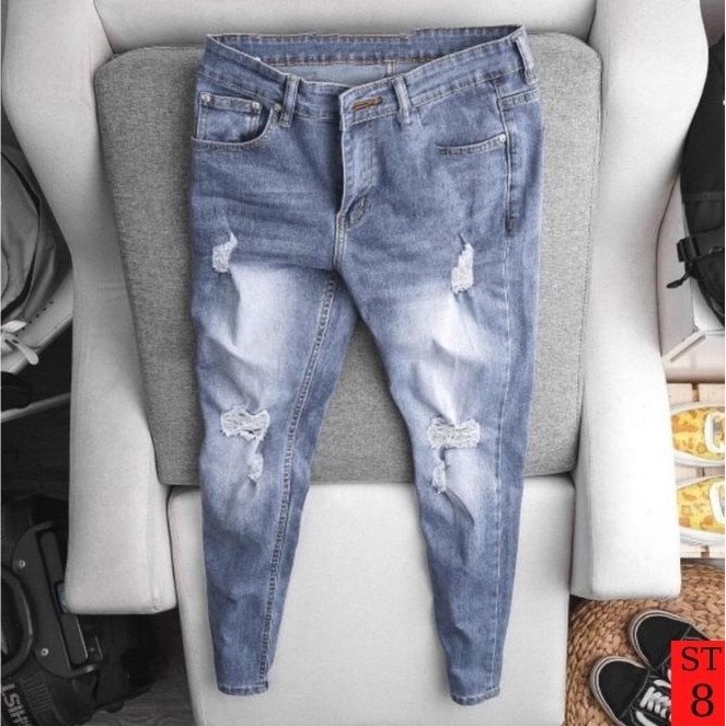 Quần Jean Nam chất bò cá tính ST Jean Shop ms 8