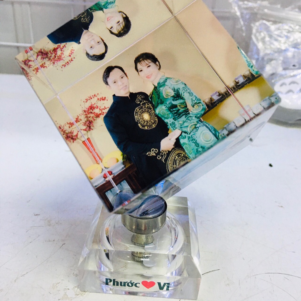 Pha lê lập phương in hình