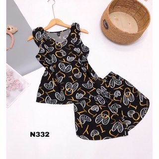 Bộ Đùi Nơ Vai Tole Lanh VNXK