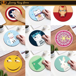 Miếng lót chuột dễ thương hình tròn 20 x 20cm - Cao su chất lượng cao