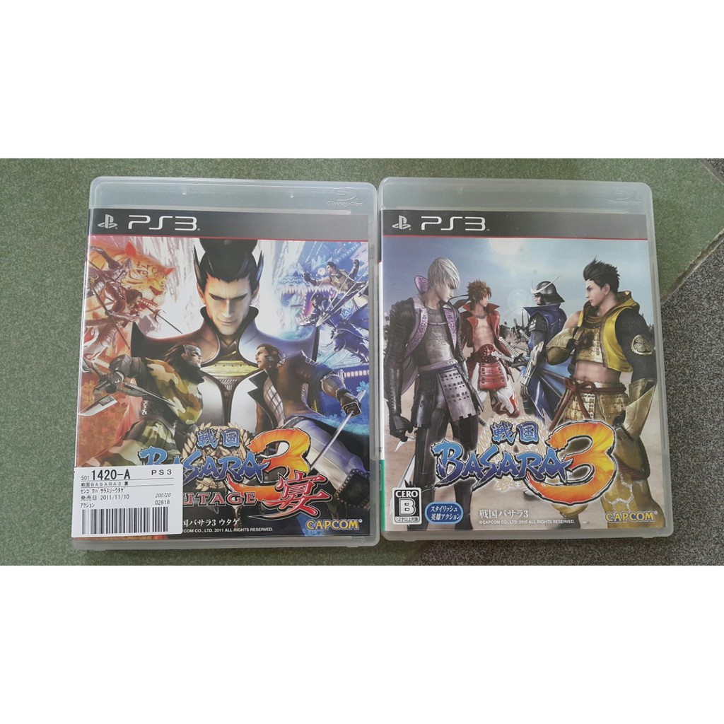 Đĩa game PS3 Basara 3 hệ Nhật hàng sưu tầm hộp đầy đủ