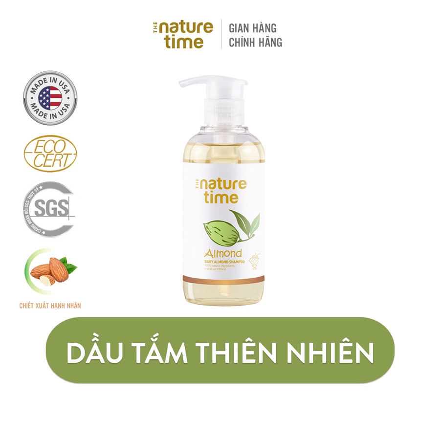 [Quà tặng] Dầu tắm The Nature Time toàn thân tinh dầu cỏ roi ngựa 250ml/chai