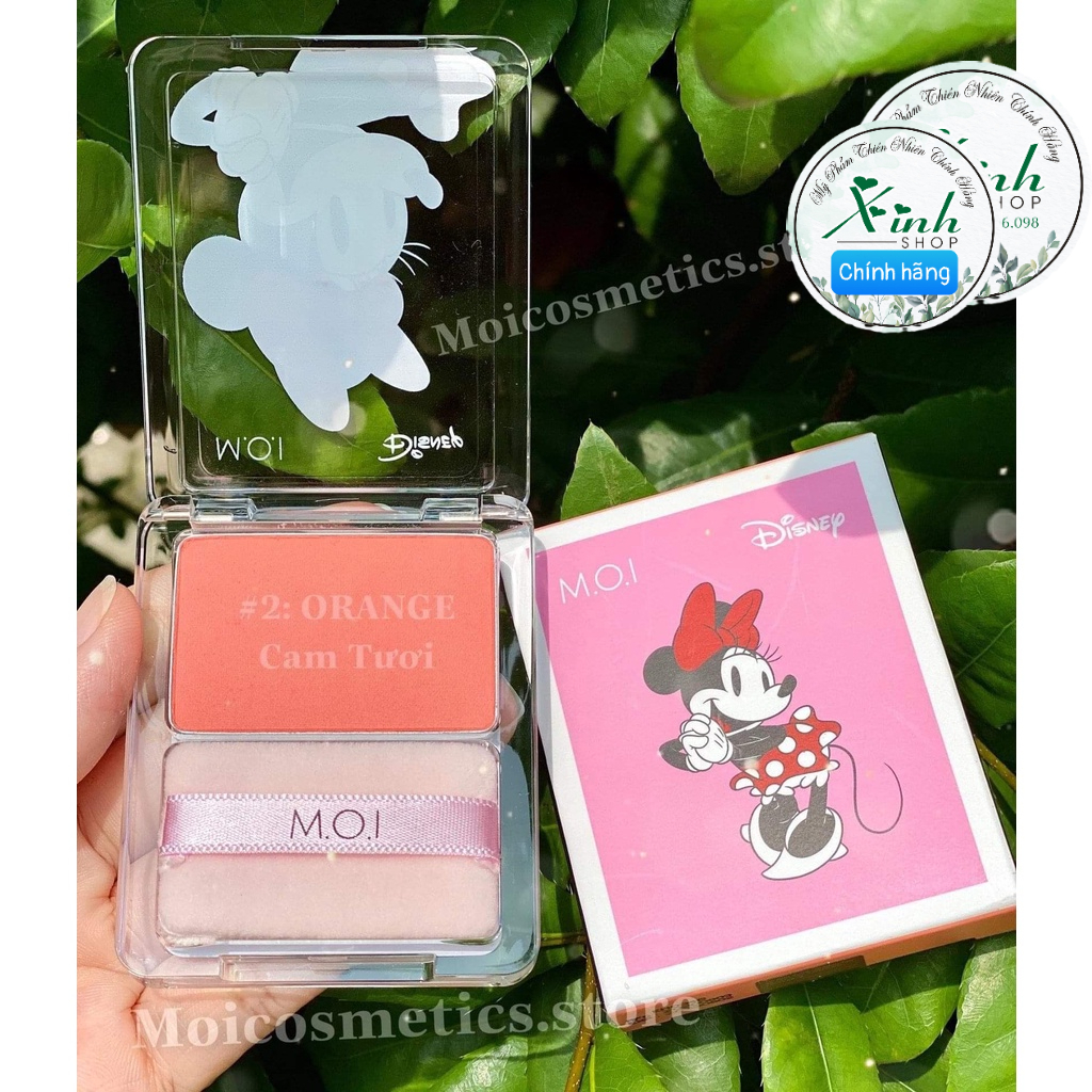 Phấn Má Hồng Trang Điểm M.O.I Mickey's Magic  Màu Cam tươi