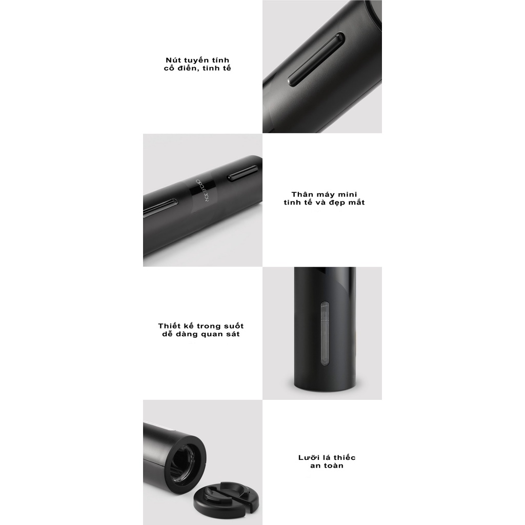 Bộ dụng cụ mở và bảo quản rượu vang Circle Joy CJ-TZ07, CJ-TZ08, CJ-TZ10