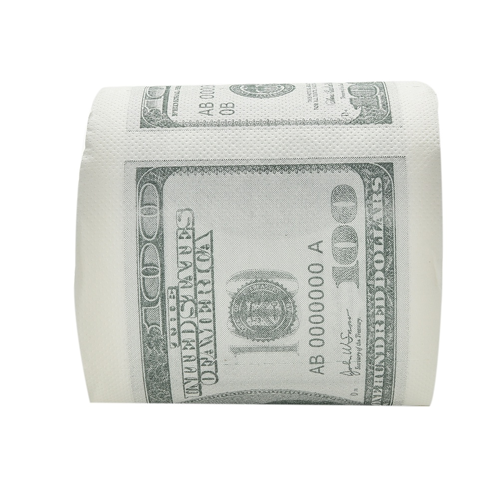 Cuộn Giấy Vệ Sinh In Hình Với $100 Tờ Độc Đáo