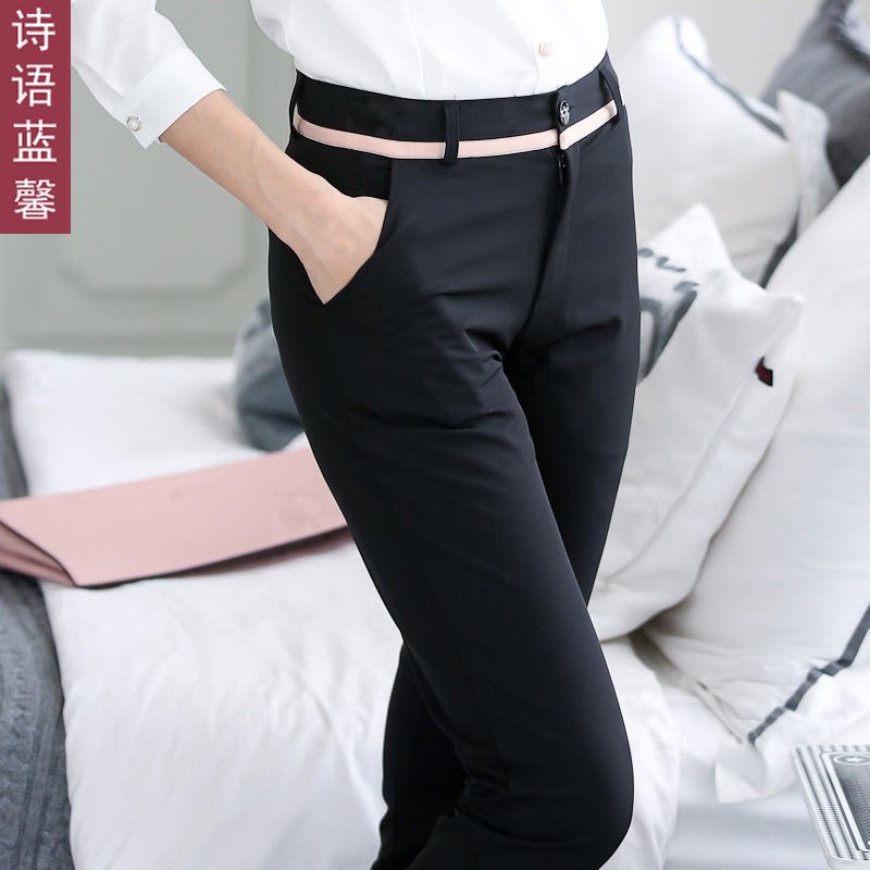 Quần Tây Đen Phong Cách Hàn Quốc 2020 Cho Nữ