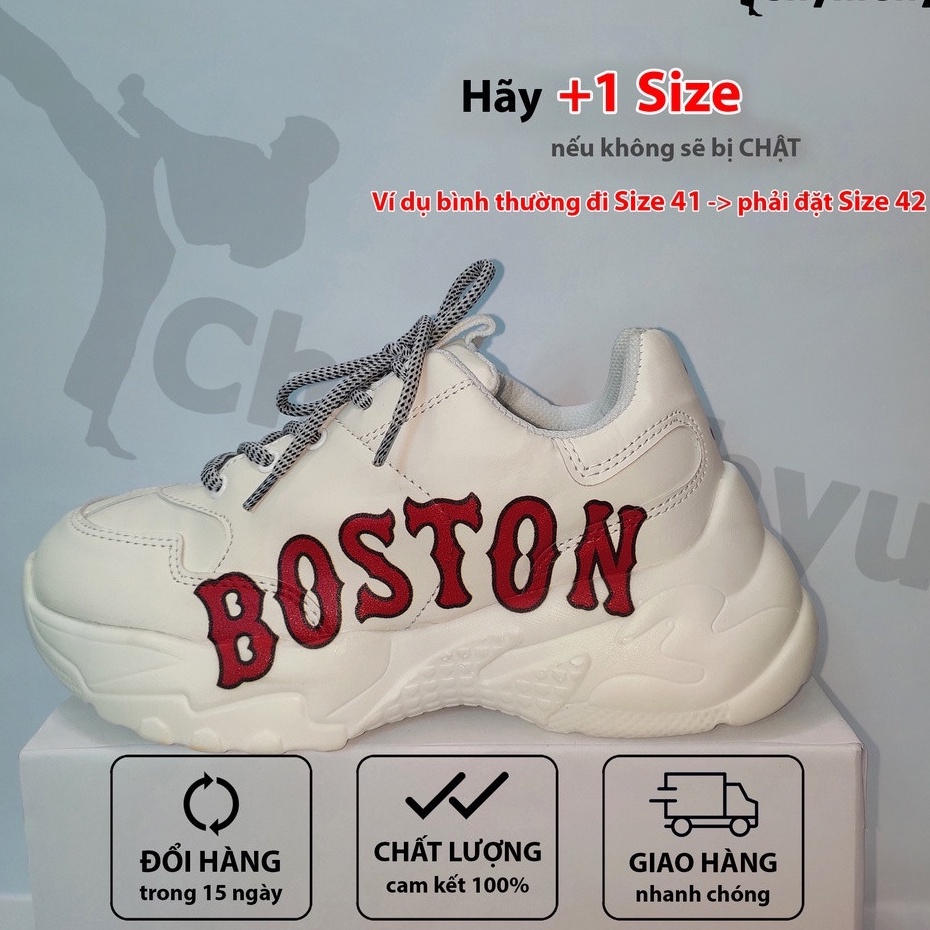 Giày MLB NY Nam Nữ, Giày Sneaker Boston Hàng Đẹp Full Box Tặng Kèm Phụ Kiện