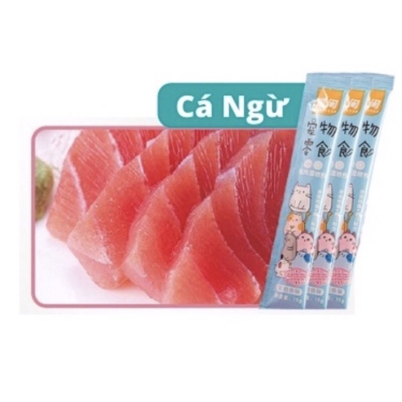 Súp thưởng Sakura,Pet snack 15g cho mèo đủ vị giá cực rẻ