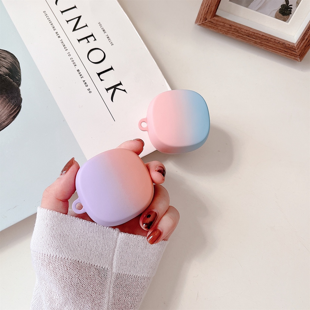 Vỏ Bảo Vệ Hộp Sạc Tai Nghe Bluetooth Không Dây Baseus Bowie WM02 Màu Gradient Thời Trang Chống Sốc