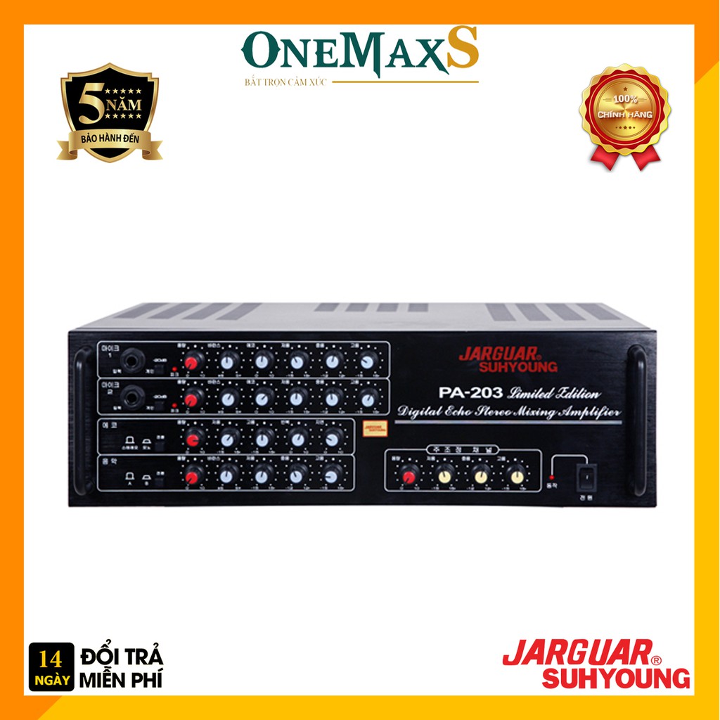 Amply Karaoke Jarguar Suhyoung PA-203 Limited Edition [Hàng chính hãng KOMI Bảo hành 12 tháng]