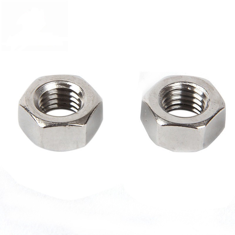 50pcs / 100pcs đai ốc lục giác DIN934 M1.6/2/2.5/3/4 chất liệu thép cacbon