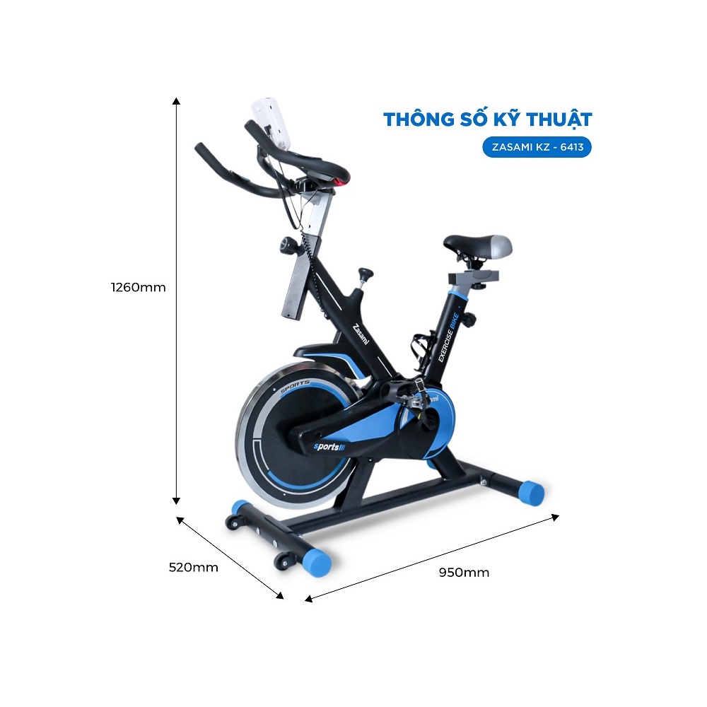 xe đạp thể thao, xe đạp thể dục tại nhà, xe đạp gym đa năng ZASAMI