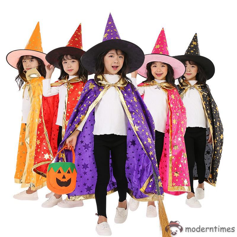 Bộ trang phục hóa trang phù thủy dự tiệc halloween dành cho BÉ.