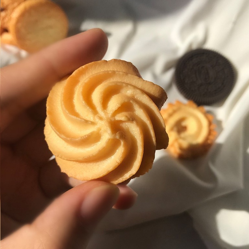 Kẹp tóc thiết kế hình bánh quy sáng tạo đáng yêu dành cho nữ