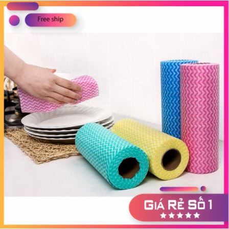Gia Dụng FREESHIP Cuộn khăn lau đa năng homeeasy, giấy lau (Cuộn 50 Cái)