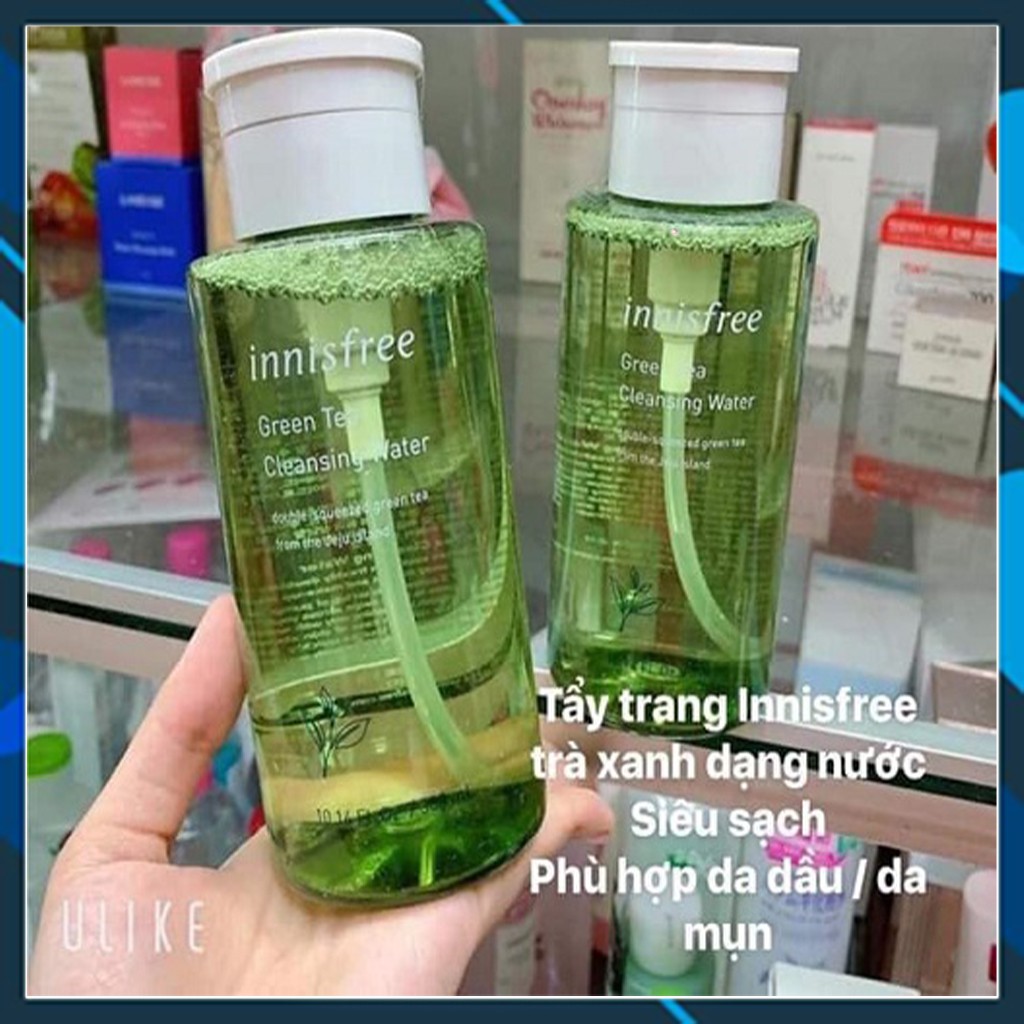 Nước Tẩy Trang Trà Xanh Hàn Quốc 300ml– Innisfree Green Tea Water -phân phối chính hãng từ c.ty TNHH mỹ phẩm Star