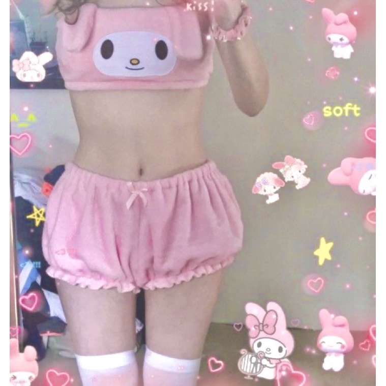 Đồ lót cosplay hình my melody siêu mềm mại cho nữ