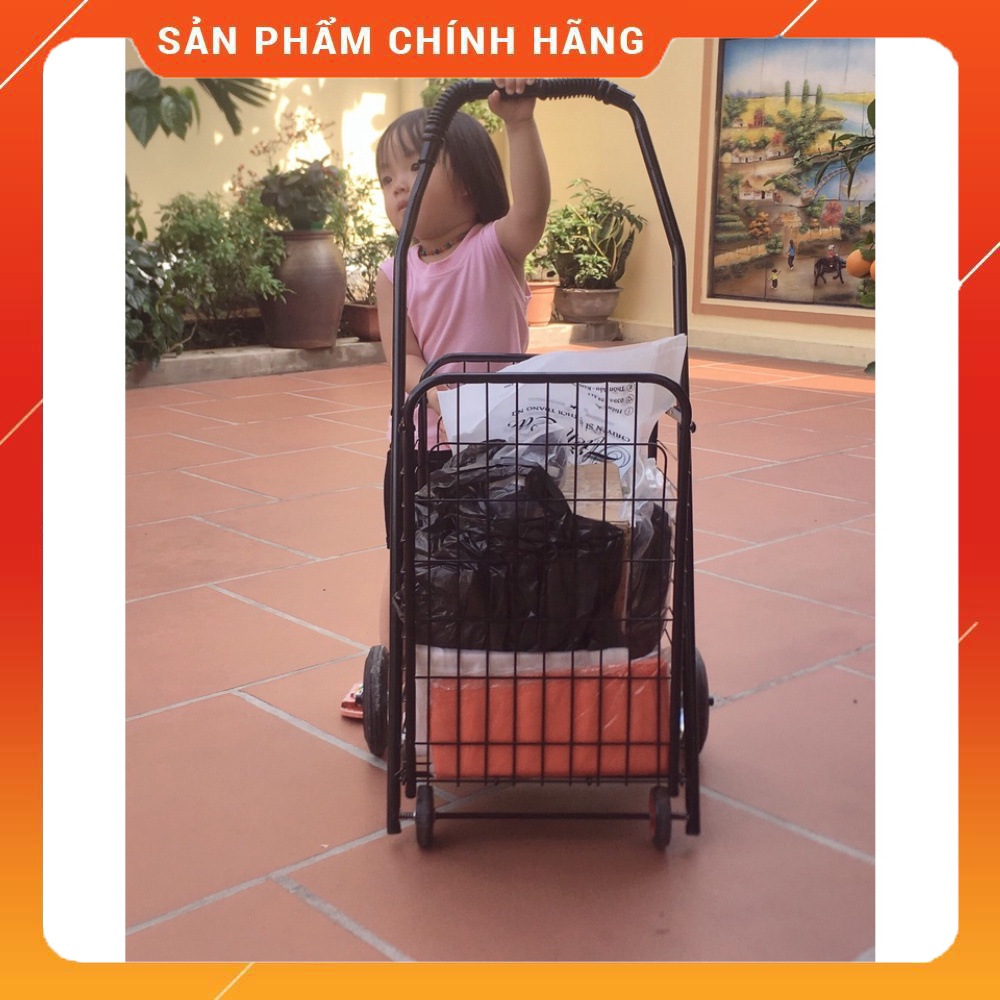 Xe Đi Chợ , Xe Kéo Đi Siêu Thị,Xe Đi Chợ Có Giỏ Hàng nhập khẩu -XDC02