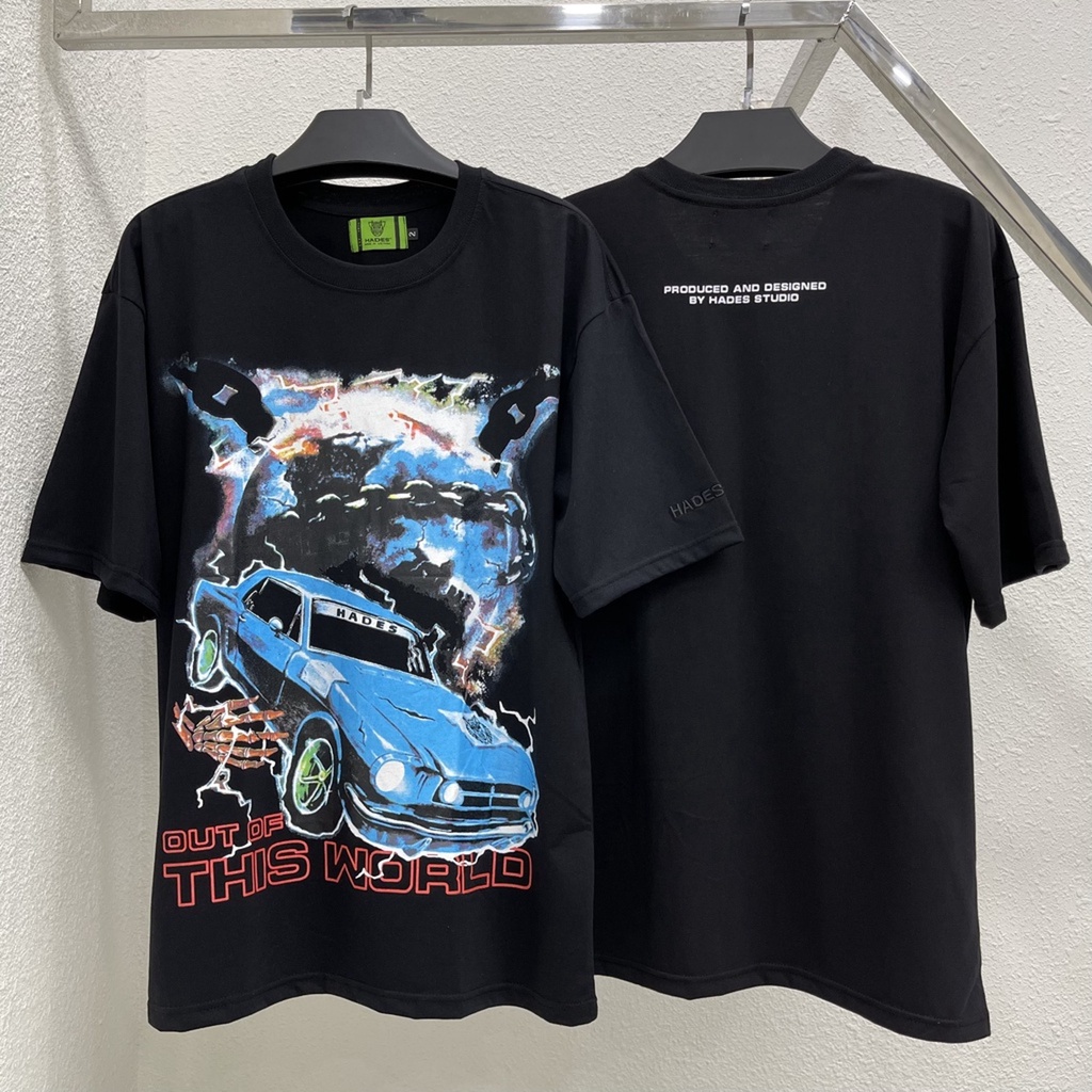 Áo thun local Hades out of this world , áo phông from rộng unisex , basic tee oversize nam nữ - gin store