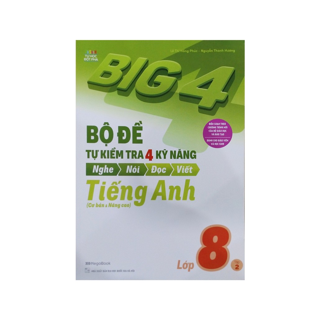 Sách - Big4 Bộ đề tự kiểm tra 4 kỹ năng tiếng anh lớp 8 tập 2