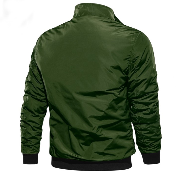 Áo khoác dù bomber 2 lớp có túi trong chống thấm nước cao cấp AKD34