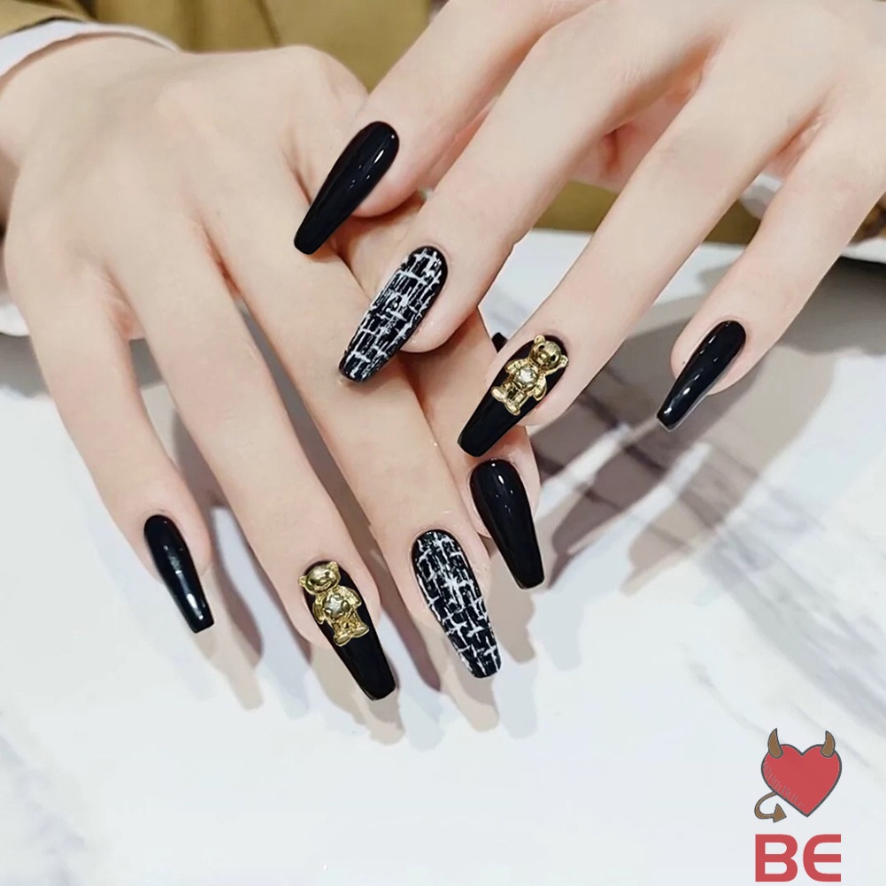 Set 24 Móng Tay Giả Trang Trí Dễ Thương