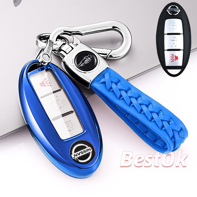 Vỏ Bảo Vệ Chìa Khóa Xe Hơi nissan Qashqai Juke nissan terra almera sentra Qashqai Juke F15 J10 J11 X-Trail T32 T31 Kicks Tiida Pathfinder Pulsar