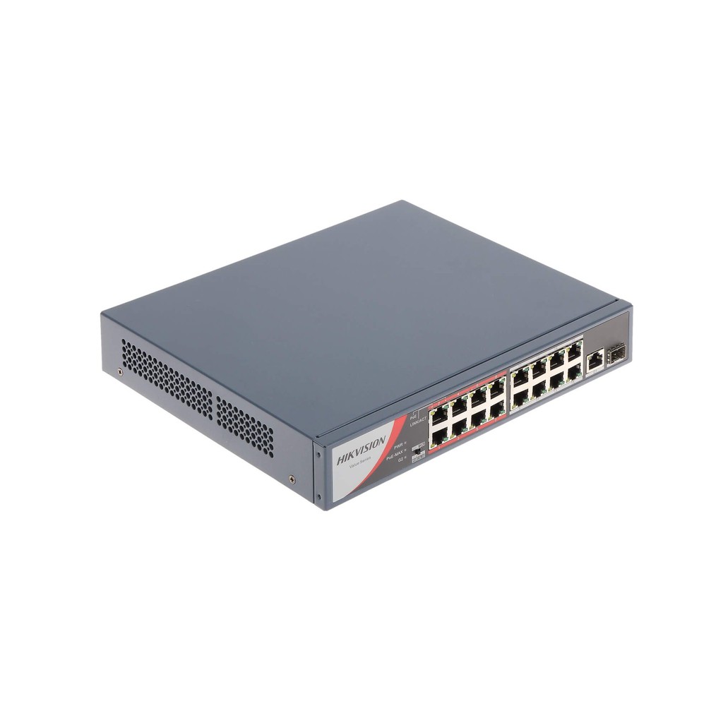 Switch POE 16 cổng Hikvision DS-3E0318P-E/M(B) chính hãng