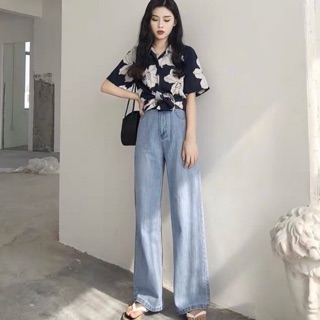 Quần ulzzang ống suông